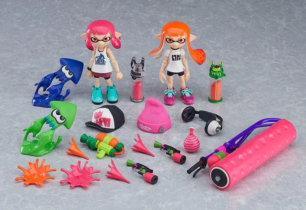 Splatoon/Splatoon 2 Figma Action Figure Splatoon Girl DX Edition 10 cm
